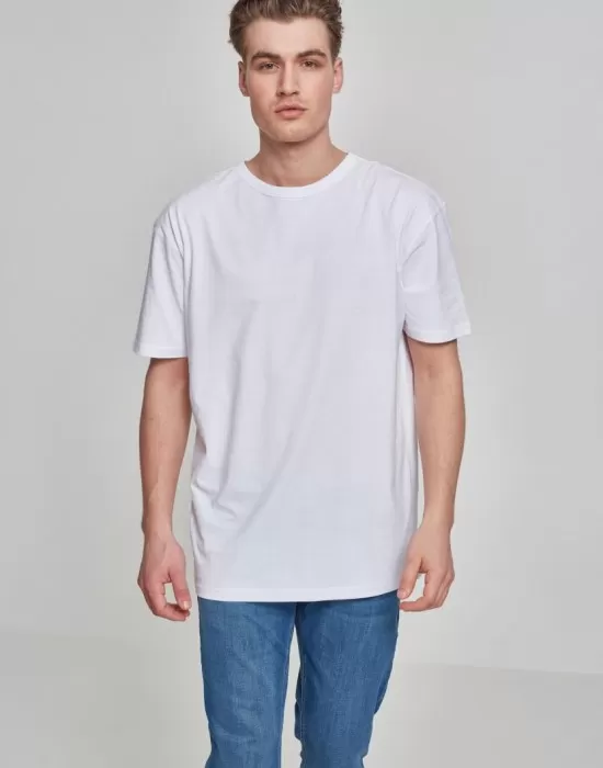 Мъжка уголемена тениска в бяло Oversized Urban Classics, Тениски - Hoodstyle.bg