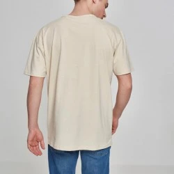 Мъжка уголемена тениска Oversized Urban Classics sand 