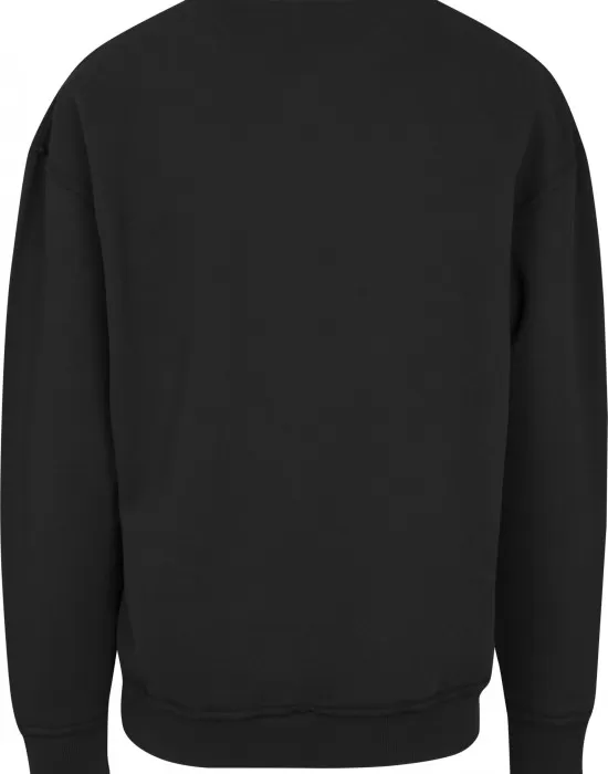 Мъжка блуза в черно Urban Classics Oversized Open Edge Crew, Блузи - Hoodstyle.bg