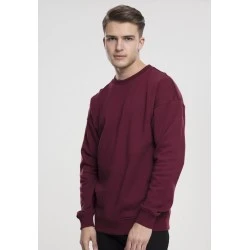 Мъжка изчистена блуза в тъмночервено Urban Classics port