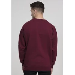 Мъжка изчистена блуза в тъмночервено Urban Classics port