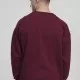 Мъжка изчистена блуза в тъмночервено Urban Classics port, Блузи - Hoodstyle.bg