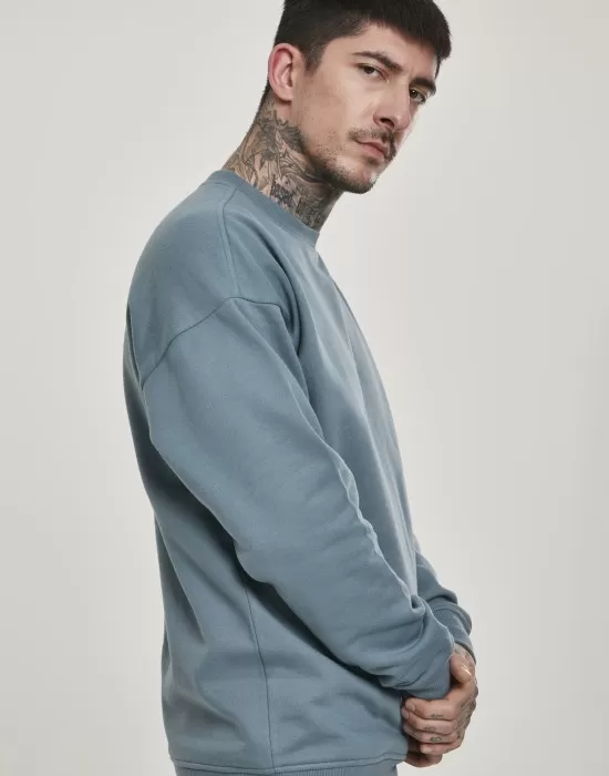 Мъжка изчистена блуза в синьо Urban Classics dusty blue, Блузи - Hoodstyle.bg