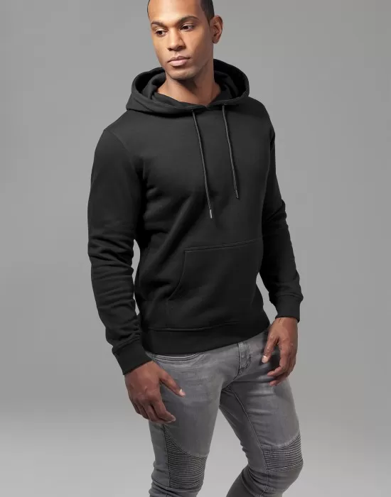 Мъжки изчистен черен суичър Urban Classics, Суичъри - Hoodstyle.bg