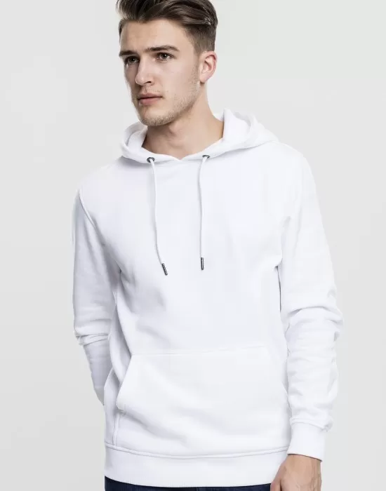 Мъжки изчистен бял суичър Urban Classics, Суичъри - Hoodstyle.bg