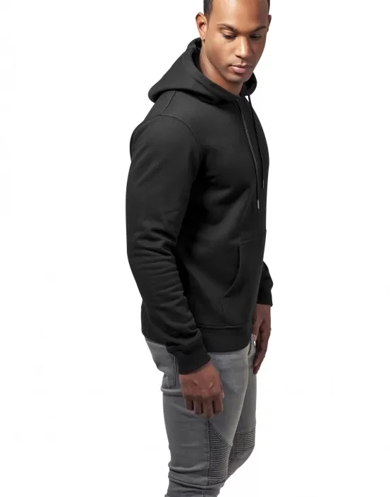 Мъжки изчистен черен суичър Urban Classics, Суичъри - Hoodstyle.bg