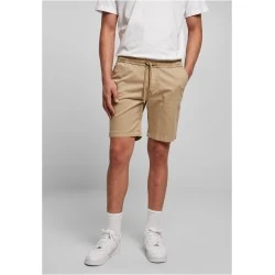 Мъжки къси панталони в бежово Stretch Twill Joggshorts