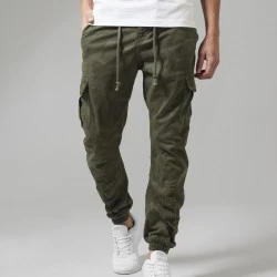 Мъжки камуфлажен карго панталон Urban Classics olive camo
