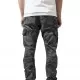 Мъжки камуфлажен карго панталон Urban Classics grey camo, Панталони - Hoodstyle.bg