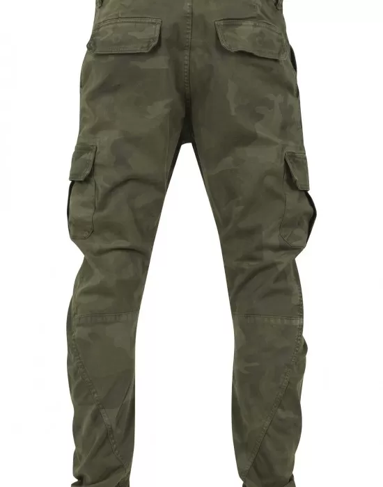 Мъжки камуфлажен карго панталон Urban Classics olive camo, Мъже - Hoodstyle.bg