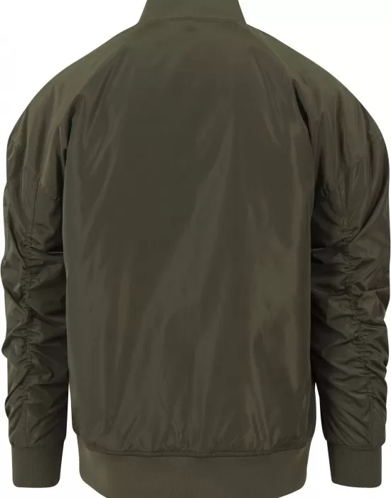 Мъжко яке, тип бомбър Urban Classics Oversized в цвят маслина, Бомбъри - Hoodstyle.bg