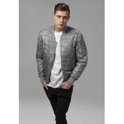 Мъжко яке тип бомбър Urban Classics stone в камуфлаж