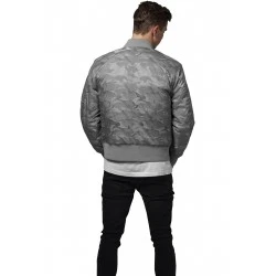 Мъжко яке тип бомбър Urban Classics stone в камуфлаж