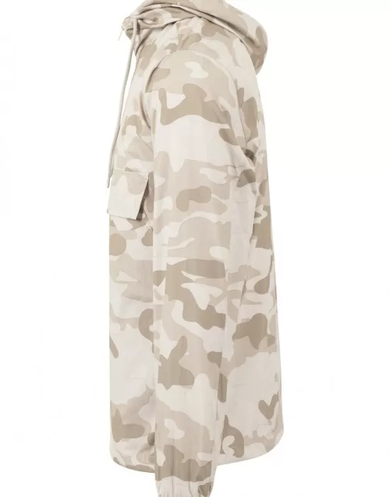 Мъжко яке ветровка в бежов камуфлаж Urban Classics sandcamo, Якета Пролет / Есен - Hoodstyle.bg