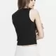 Дамски потник в черен цвят Urban Classics Ladies Lace Up Cropped Top black, Топове - Hoodstyle.bg