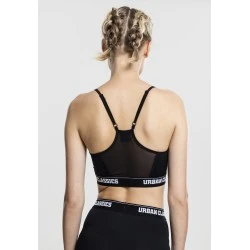 Спортно бюстие в черен цвят Urban Classics Ladies Sports Bra black 