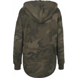 Дамски суичър в камуфлажен цвят Urban Classics Ladies Oversized Camo Hoody