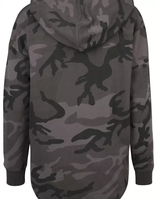Дамски суичър в тъмносив камуфлаж Urban Classics Ladies Oversized Camo Hoody, Суичъри - Hoodstyle.bg