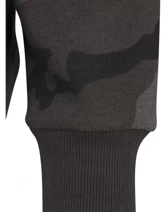 Дамски суичър в тъмносив камуфлаж Urban Classics Ladies Oversized Camo Hoody, Суичъри - Hoodstyle.bg