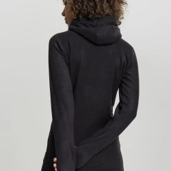 Дамски суичър в черно Urban Classics Ladies Polar Fleece Zip Hoody 
