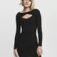 Черна мини рокля Urban Classics, Рокли - Hoodstyle.bg