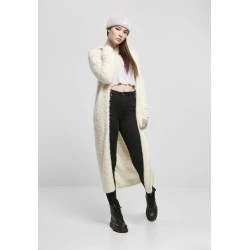Суичър Ladies Hooded Feather Cardigan whitesand XXL