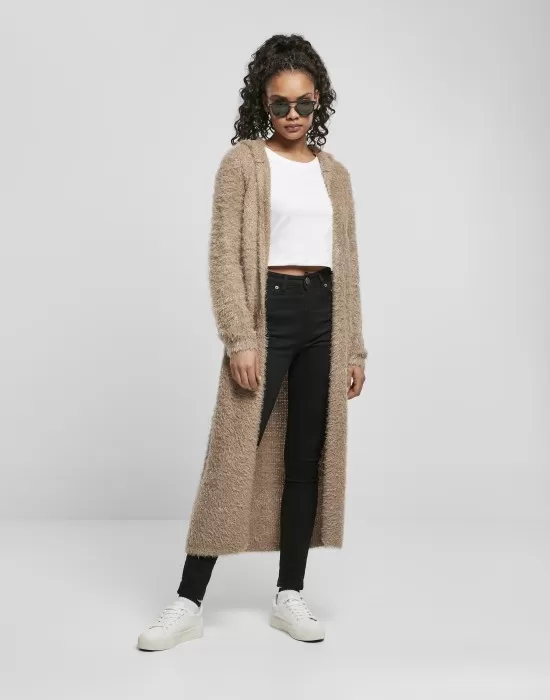 Дамска жилетка в тъмно бежов цвят Urban Classics, Жилетки - Hoodstyle.bg