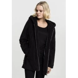 Дамско яке в черно от Urban Classics Ladies Sherpa