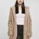 Дамско пухкаво яке в бежов цвят Urban Classics softtaupe, Якета - Hoodstyle.bg