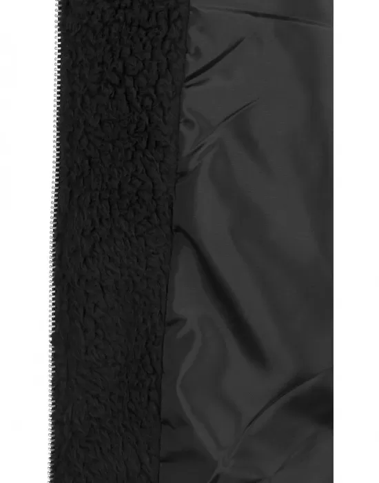 Дамско яке в черно от Urban Classics Ladies Sherpa, Якета - Hoodstyle.bg