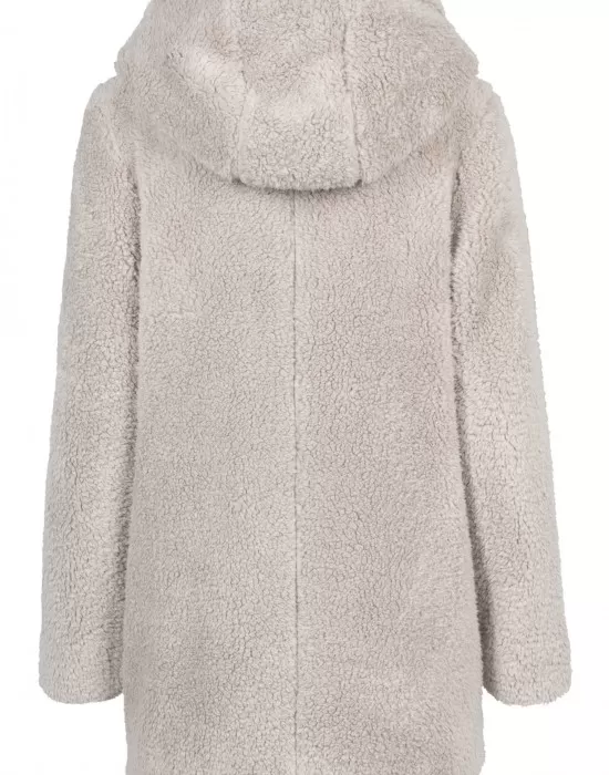 Дамско яке в пясъчен цвят от Urban Classics Ladies Sherpa, Якета - Hoodstyle.bg