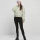 Дамско яке в цвят светла маслина Urban Classics Hooded Puffer softsalvia, Якета - Hoodstyle.bg