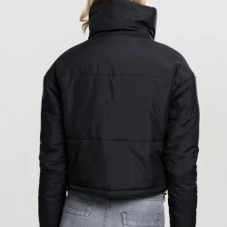 Дамско яке Urban Classics High Neck в черен цвят
