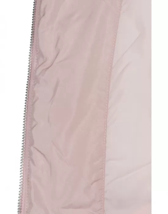 Дамско яке Urban Classics High Neck в розов цвят, Якета - Hoodstyle.bg