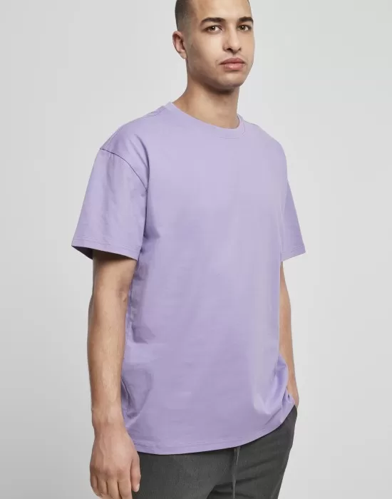 Мъжка изчистена тениска в лилав цвят Urban Classics lavender, Тениски - Hoodstyle.bg