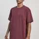 Мъжка изчистена тениска в тъмночервенo Urban Classics cherry, Тениски - Hoodstyle.bg