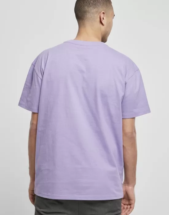 Мъжка изчистена тениска в лилав цвят Urban Classics lavender, Тениски - Hoodstyle.bg