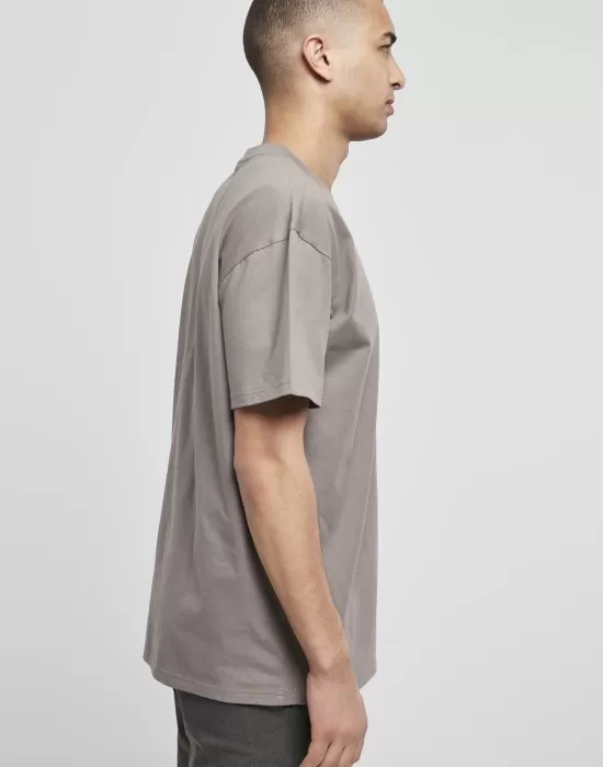 Мъжка изчистена тениска в сив цвят Urban Classics asphalt, Тениски - Hoodstyle.bg