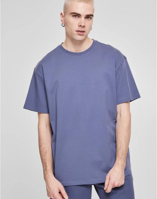 Мъжка овърсайз тениска Urban Classics Heavy vintageblue, Овърсайз - Hoodstyle.bg