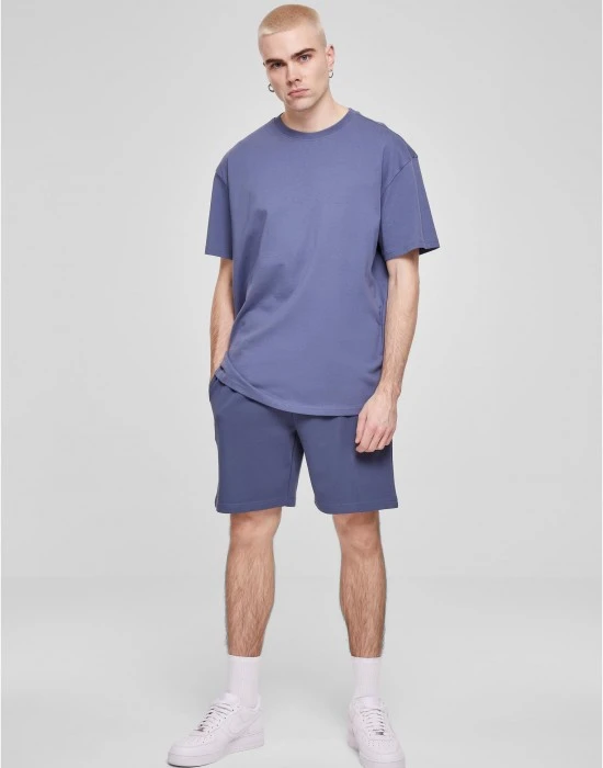 Мъжка овърсайз тениска Urban Classics Heavy vintageblue, Овърсайз - Hoodstyle.bg