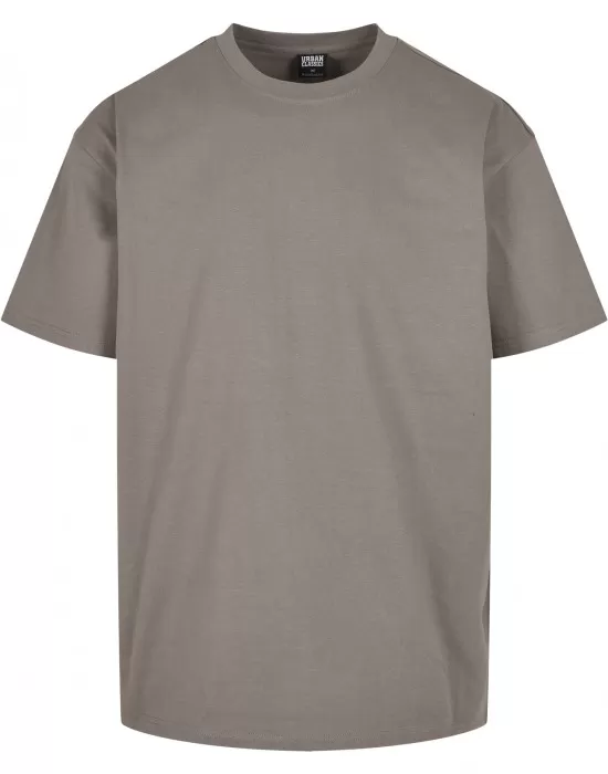 Мъжка изчистена тениска в сив цвят Urban Classics asphalt, Тениски - Hoodstyle.bg