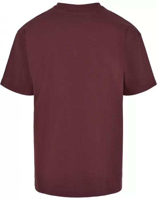 Мъжка изчистена тениска в тъмночервенo Urban Classics cherry, Тениски - Hoodstyle.bg