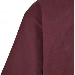 Мъжка изчистена тениска в тъмночервенo Urban Classics cherry 