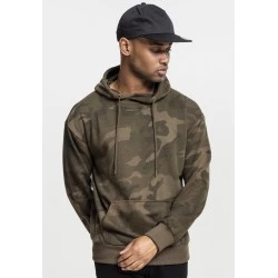 Мъжки камуфлажен суичър Urban Classics olive camo
