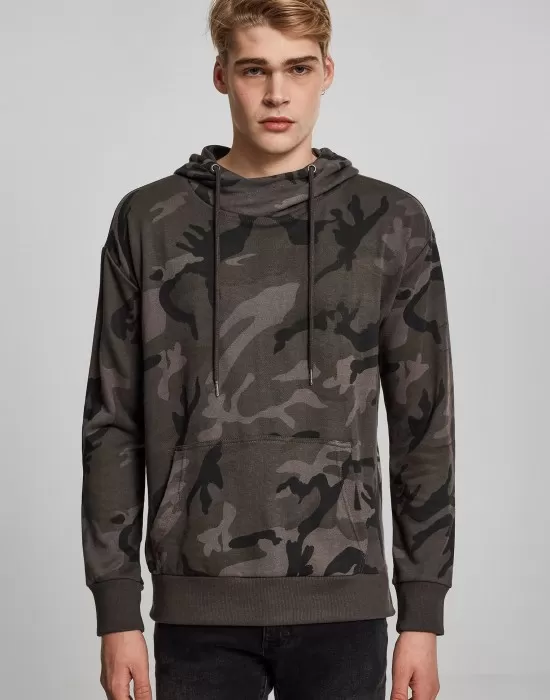 Мъжки камуфлажен суичър Urban Classics dark camo, Суичъри - Hoodstyle.bg