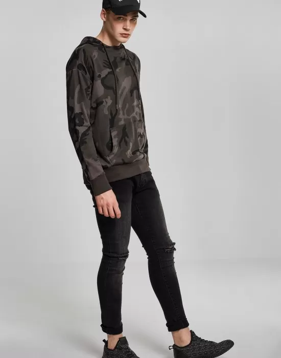 Мъжки камуфлажен суичър Urban Classics dark camo, Суичъри - Hoodstyle.bg