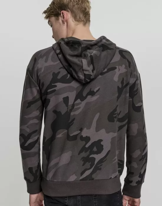 Мъжки камуфлажен суичър Urban Classics dark camo, Суичъри - Hoodstyle.bg