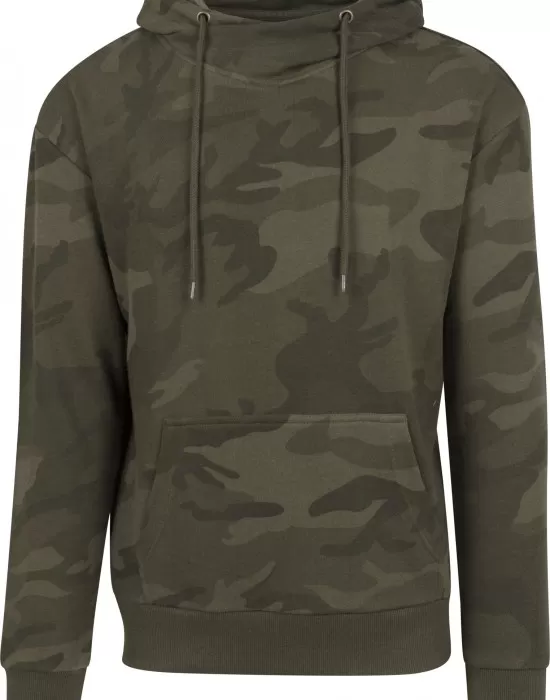 Мъжки камуфлажен суичър Urban Classics olive camo, Суичъри - Hoodstyle.bg
