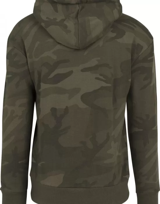 Мъжки камуфлажен суичър Urban Classics olive camo, Суичъри - Hoodstyle.bg