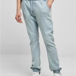 Мъжки Дънки Knitted Denim Jogpants lighter washed XXL